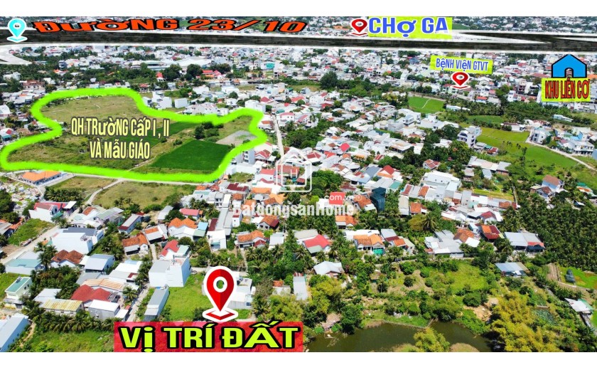 bán gấp lô đất vĩnh điềm thượng gần bệnh viện giao thông vận tải full thổ cư giá chỉ 1,58 tỷ